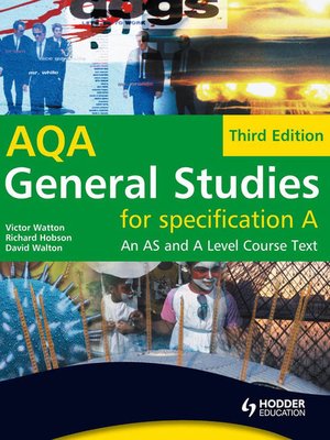 cover image of General Studies for AQA A